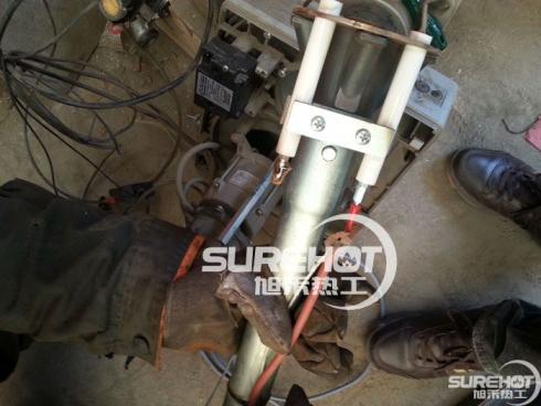 河北任丘某熱風爐燃燒器維修1