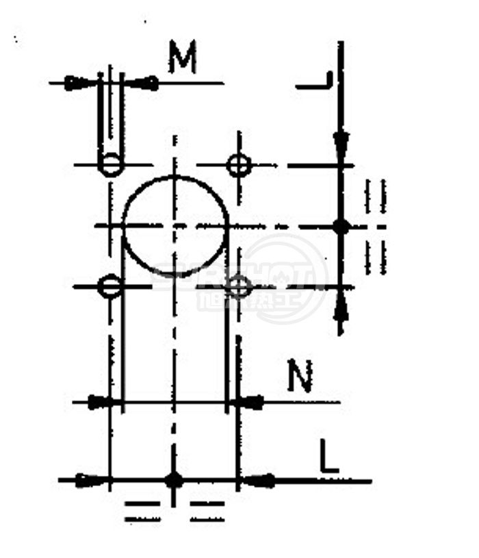 百得SPARK GAS30P燃燒器法蘭圖