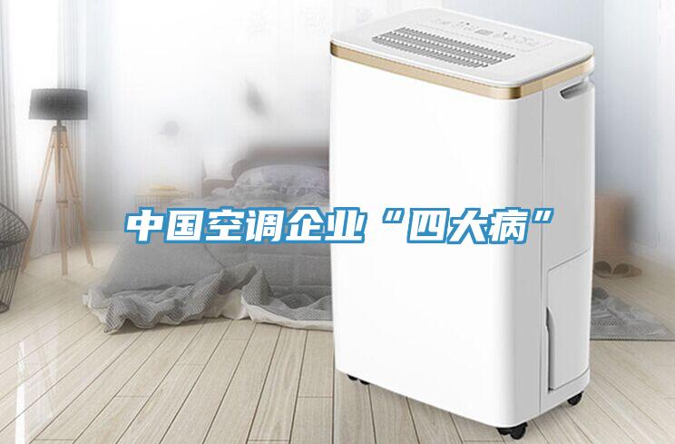 中國(guó)空調(diào)企業(yè)“四大病”