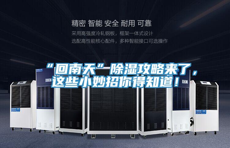 “回南天”除濕攻略來(lái)了，這些小妙招你得知道！