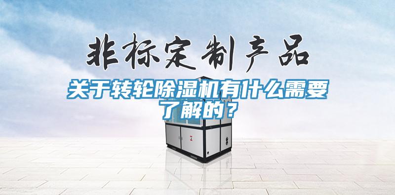 關(guān)于轉(zhuǎn)輪除濕機有什么需要了解的？