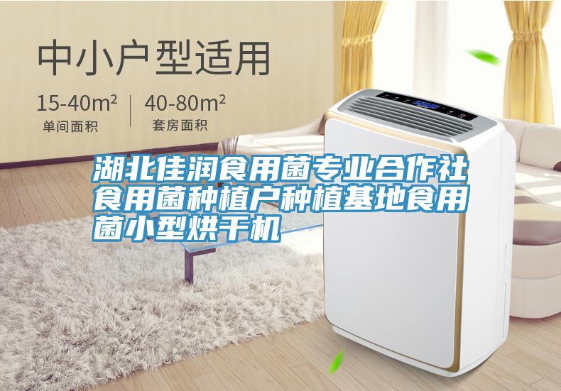 湖北佳潤(rùn)食用菌專業(yè)合作社食用菌種植戶種植基地食用菌小型烘干機(jī)