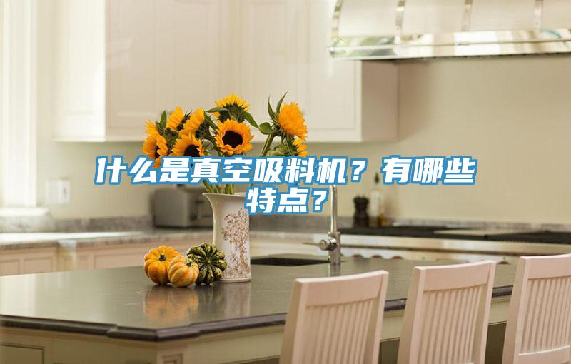 什么是真空吸料機(jī)？有哪些特點(diǎn)？
