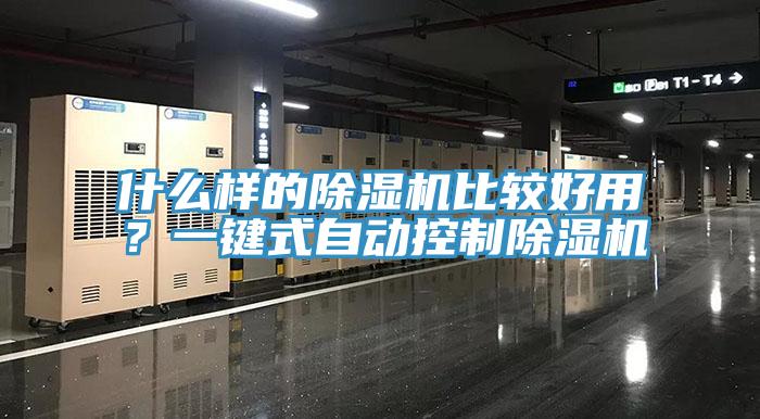 什么樣的除濕機比較好用？一鍵式自動控制除濕機