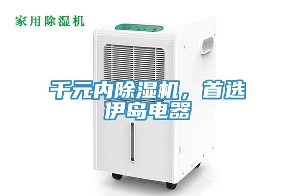 千元內除濕機，首選伊島電器