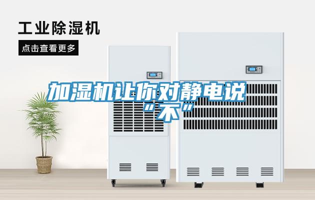 加濕機(jī)讓你對(duì)靜電說(shuō)“不”