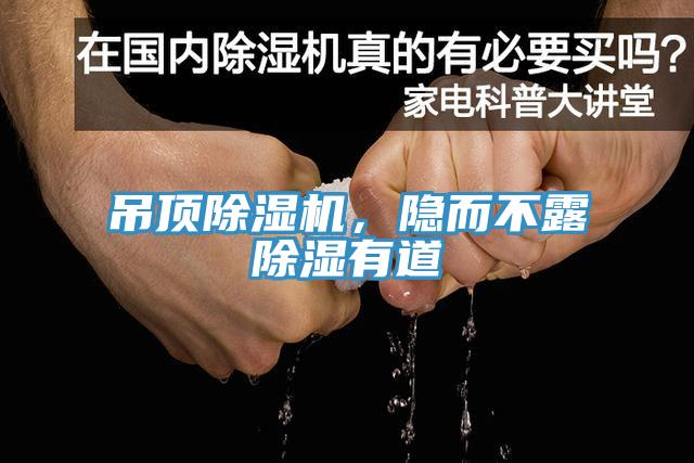 吊頂除濕機(jī)，隱而不露除濕有道