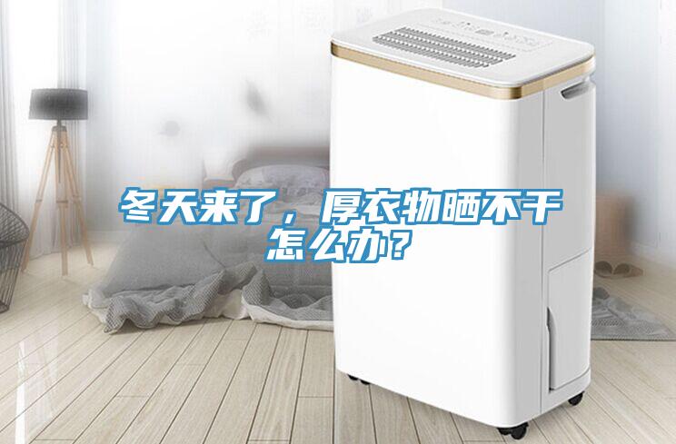 冬天來了，厚衣物曬不干怎么辦？