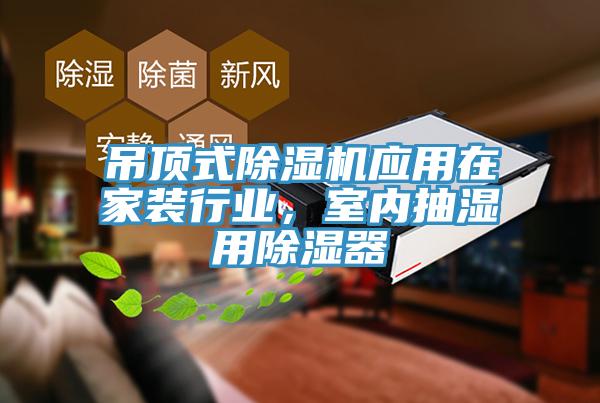 吊頂式除濕機(jī)應(yīng)用在家裝行業(yè)，室內(nèi)抽濕用除濕器