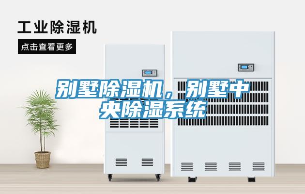 別墅除濕機，別墅中央除濕系統(tǒng)