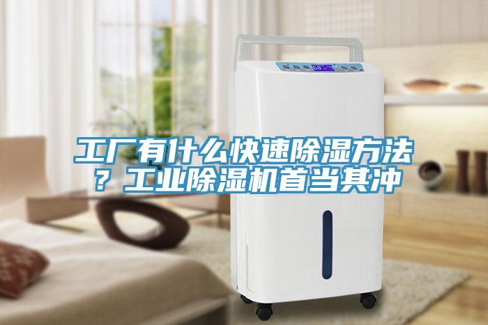 工廠有什么快速除濕方法？工業除濕機首當其沖