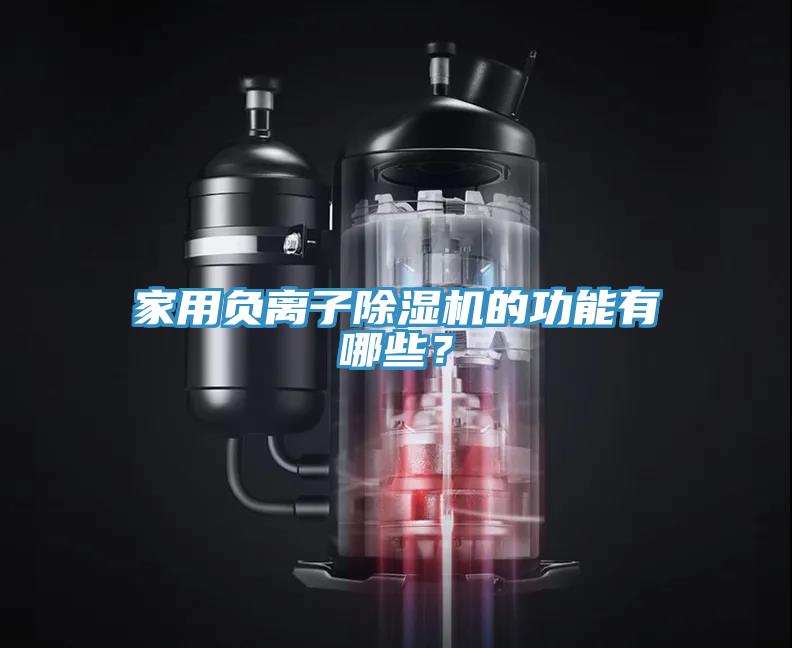 家用負離子除濕機的功能有哪些？