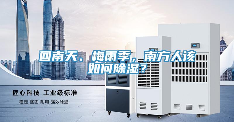 回南天、梅雨季，南方人該如何除濕？