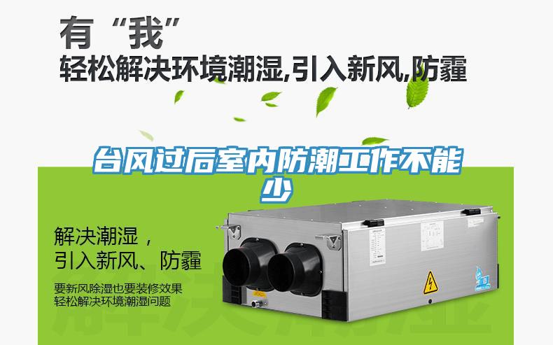 臺(tái)風(fēng)過后室內(nèi)防潮工作不能少