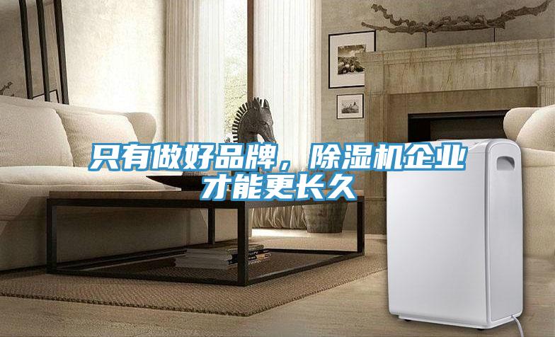 只有做好品牌，除濕機(jī)企業(yè)才能更長(zhǎng)久