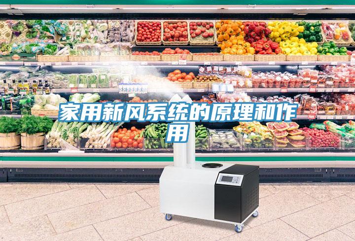 家用新風系統(tǒng)的原理和作用