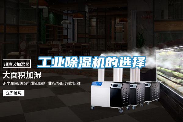 工業(yè)除濕機的選擇