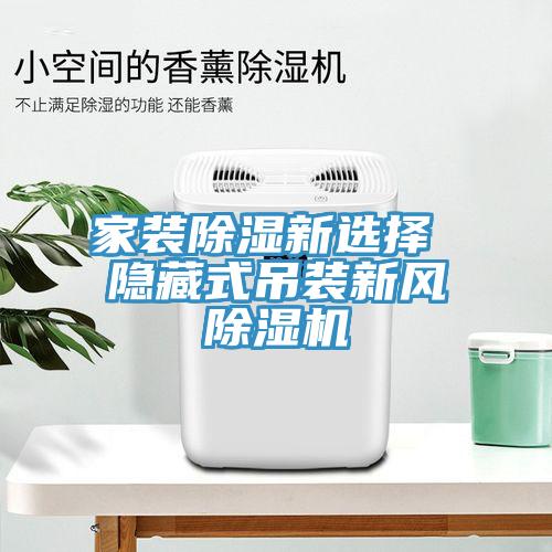 家裝除濕新選擇 隱藏式吊裝新風(fēng)除濕機