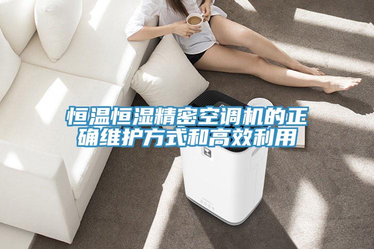 恒溫恒濕精密空調(diào)機(jī)的正確維護(hù)方式和高效利用