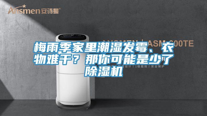 梅雨季家里潮濕發(fā)霉、衣物難干？那你可能是少了除濕機(jī)