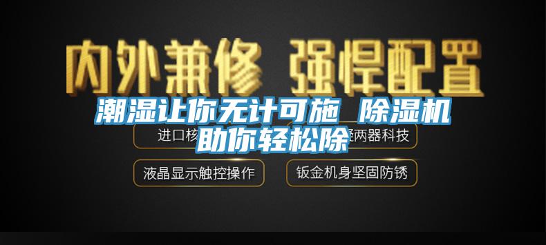 潮濕讓你無計(jì)可施 除濕機(jī)助你輕松除