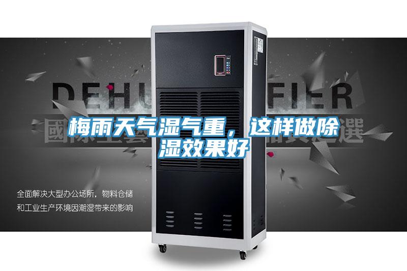 梅雨天氣濕氣重，這樣做除濕效果好