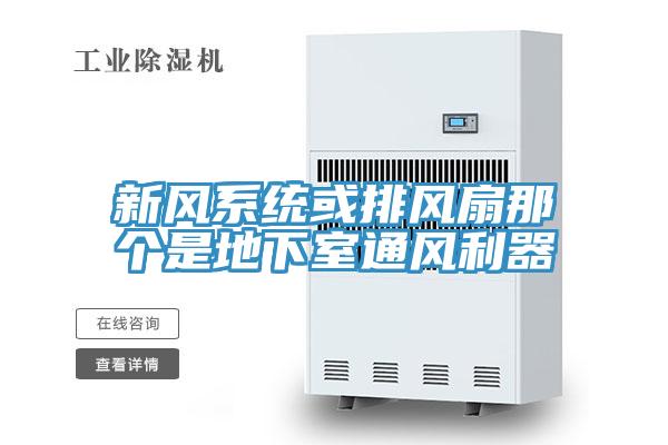 新風(fēng)系統(tǒng)或排風(fēng)扇那個(gè)是地下室通風(fēng)利器