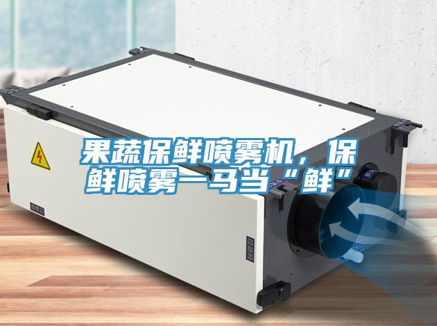 果蔬保鮮噴霧機，保鮮噴霧一馬當“鮮”
