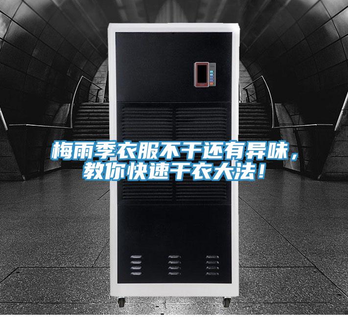 梅雨季衣服不干還有異味，教你快速干衣大法！