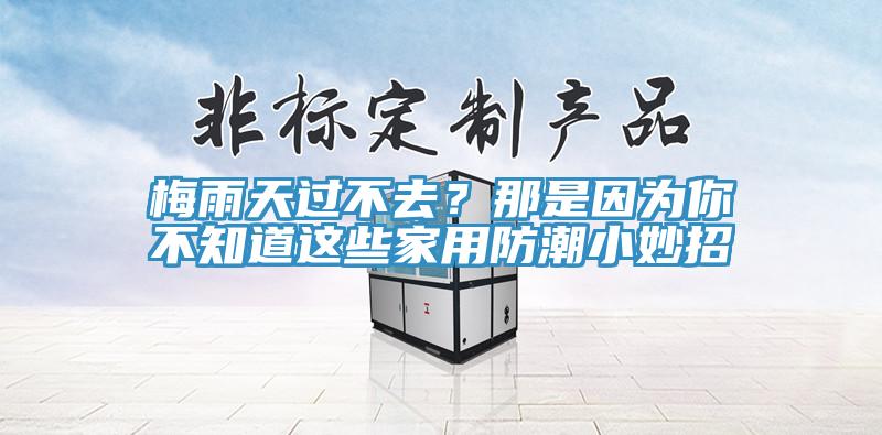梅雨天過不去？那是因?yàn)槟悴恢肋@些家用防潮小妙招