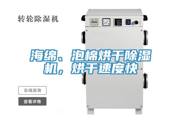 海綿、泡棉烘干除濕機，烘干速度快