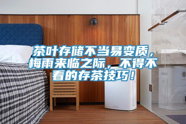 茶葉存儲不當易變質,梅雨來臨之際,不得不看的存茶技巧!