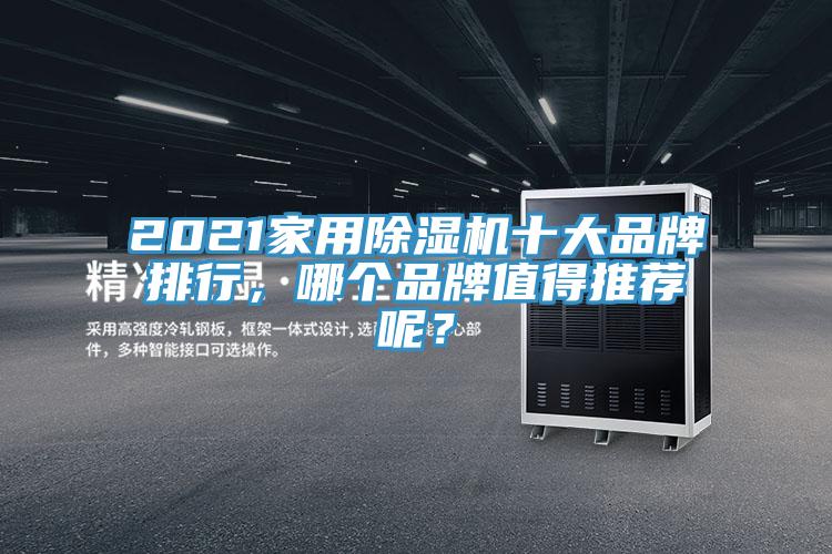 2021家用除濕機十大品牌排行，哪個品牌值得推薦呢？