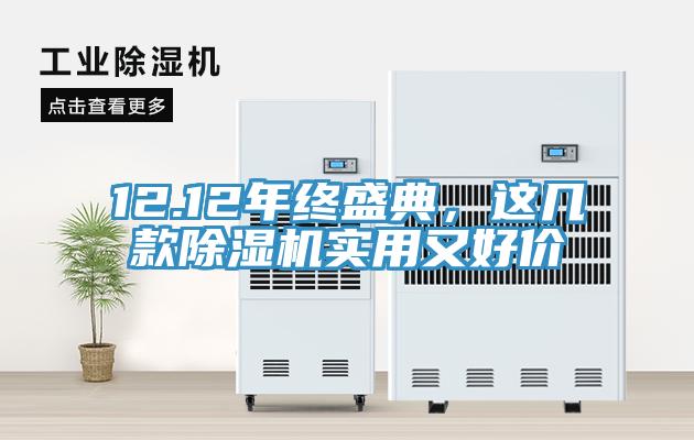 12.12年終盛典，這幾款除濕機實用又好價