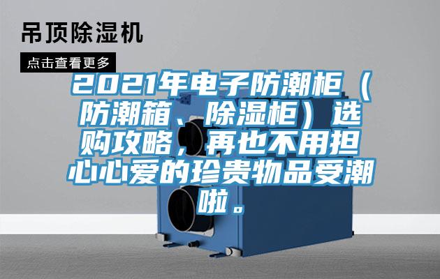 2021年電子防潮柜（防潮箱、除濕柜）選購攻略，再也不用擔心心愛的珍貴物品受潮啦。