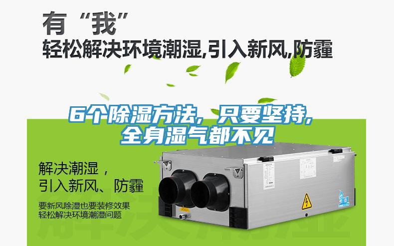 6個除濕方法, 只要堅持, 全身濕氣都不見