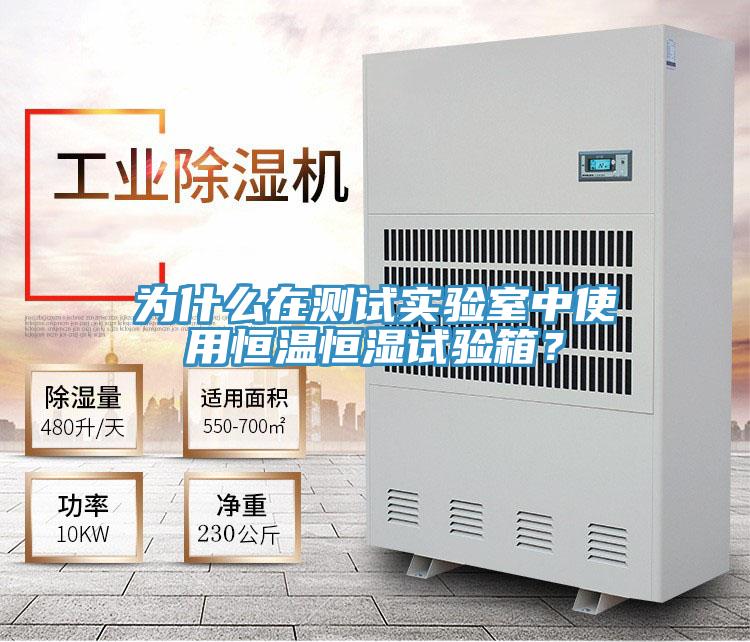 為什么在測試實驗室中使用恒溫恒濕試驗箱？