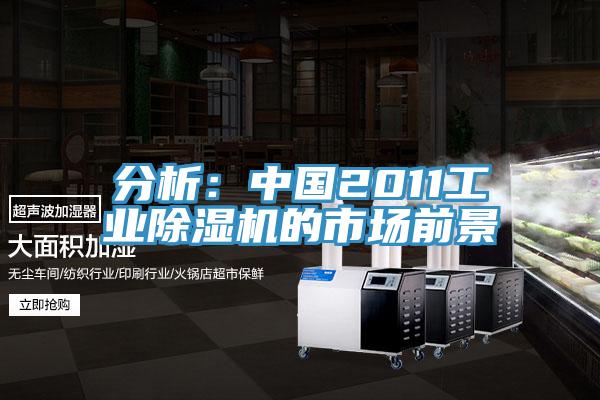 分析：中國2011工業(yè)除濕機(jī)的市場(chǎng)前景