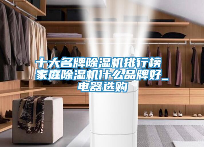 十大名牌除濕機(jī)排行榜 家庭除濕機(jī)什么品牌好_電器選購(gòu)