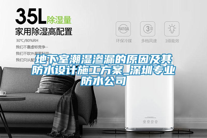 地下室潮濕滲漏的原因及其防水設計施工方案_深圳專業(yè)防水公司