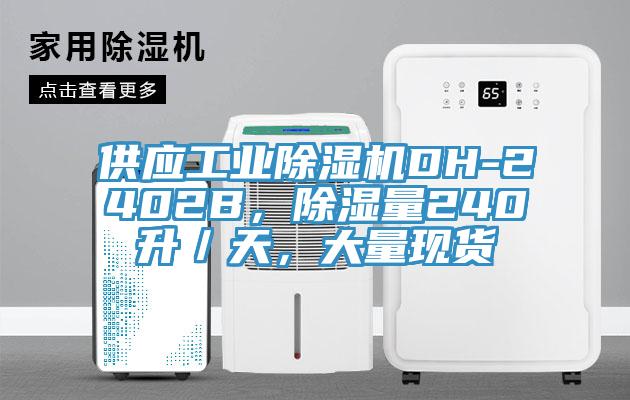 供應工業除濕機DH-2402B，除濕量240升／天，大量現貨