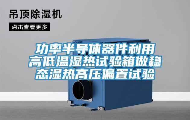 功率半導體器件利用高低溫濕熱試驗箱做穩態濕熱高壓偏置試驗