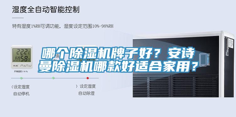 哪個除濕機牌子好？安詩曼除濕機哪款好適合家用？