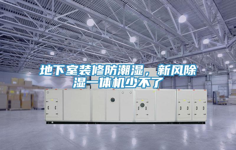 地下室裝修防潮濕，新風除濕一體機少不了
