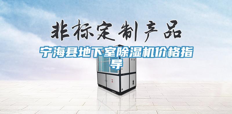 寧?？h地下室除濕機價格指導