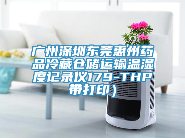 廣州深圳東莞惠州藥品冷藏倉儲(chǔ)運(yùn)輸溫濕度記錄儀179-THP帶打印）
