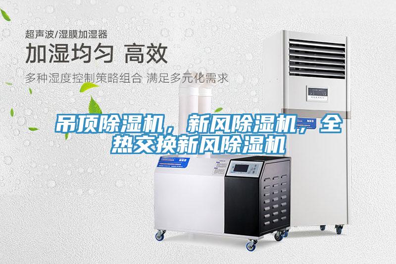 吊頂除濕機，新風除濕機，全熱交換新風除濕機