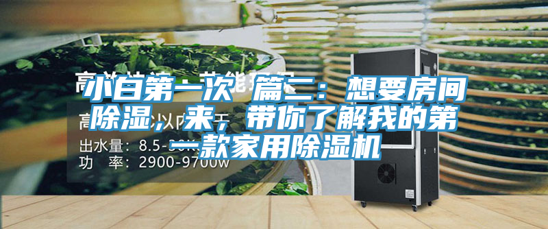 小白第一次 篇二：想要房間除濕，來，帶你了解我的第一款家用除濕機(jī)