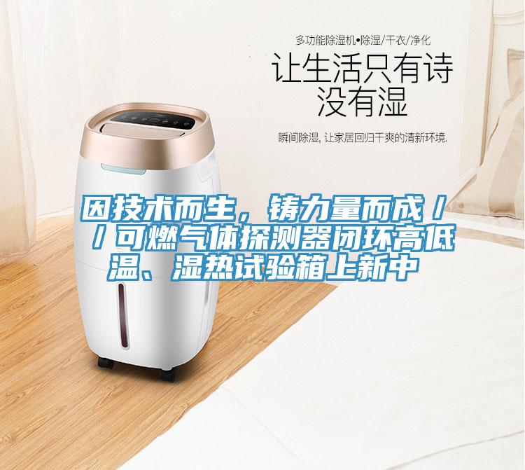 因技術而生，鑄力量而成／／可燃氣體探測器閉環高低溫、濕熱試驗箱上新中