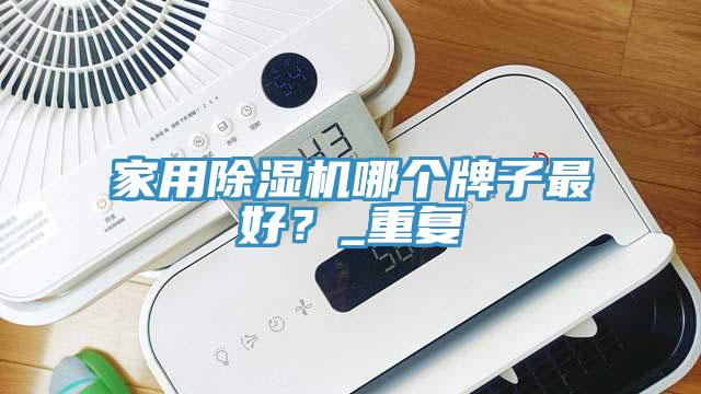 家用除濕機(jī)哪個(gè)牌子最好？_重復(fù)